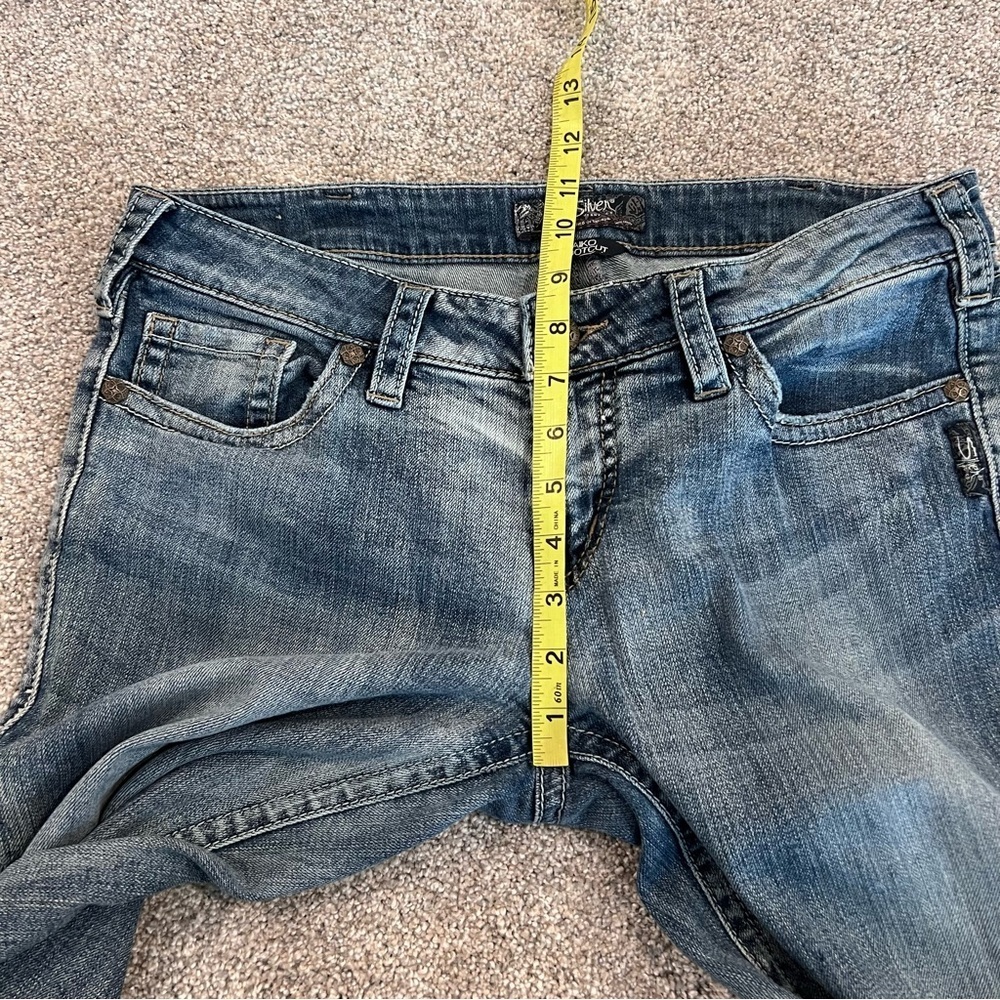 Silver Jeans Co Aiko Boot Cut Jean Pants Denim Blue Women’s Size W30 / L33 - Picture 7 of 16